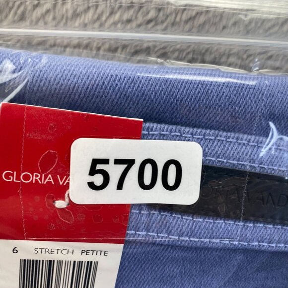 NWT Gloria Vanderbilt Womens Jeans Size 69 Stretch Straight Leg Purple Casual - Picture 16 of 16